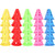 FZBNSRKO 20pcs Mixed Color Mini Sports Training Cones Training Cones for Kid Adult Plastic Windproof Roadblock Traffic Road Cones for Roller Skating and Skate Practice