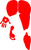 6.25 x 3.75" Booty Backside Position Vinyl Decal Window Sticker, Windows, Cars, Trucks, laptops, etc