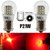 AMAZENAR 2-Pack 1156 BA15S 7506 1141 1003 1073 Extremely Bright Red LED Light 9-30V-DC, AK-3014 39 SMD Replacement Bulbs for Tail Brake Light Lamps