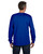 Hanes Adult Tagless Long Sleeve Tee With Pocket, Deep Royal, X-Large