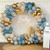 Blue Balloon Arch Kit,Dusty Blue Balloon Garland,Blue Balloon Garland Arch Kit,Blue Slate Gold Balloon Garland Arch Kit,for Wedding,Birthday,Bridal Shower,Baby Shower,Party Decorations(165pcs)