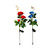 OSALADI LED Decor LED Solar Lights Outdoor Solar Light Outside Solar Lights Outdoor LED Solar Lights LED Rose Flower Outdoor LED Lamp Lawn Lamp Outdoor Lamp Garden Light Lantern Decorate