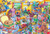 Vermont Christmas Company Play Room Jigsaw Puzzle 100 Piece, Large Pieces Perfect for Kids and Seniors