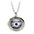 Solar Eclipse Locket Necklace,Glass Locket Necklace,Space Picture Locket Necklace