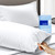 Thread Spread Glee King Size Pillow Cases 2 Pc, Soft Smooth Cotton Pillowcases, 400 Thread Count Sateen Weave, Pure White Pillow Covers - Perfect for Home, Hotels Hospital Use