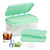 Ice Cube Tray with Lid and Bin,2 Trays Ice Cube Molds for Freezer, 56Pcs Ice Cubes Molds,Spill-Resistant Removable Lid & Ice Scoop, Ice Freezer Container,Ice Cube Molds for Whiskey, Cocktail
