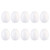 BESTOYARD 20pcs Easter Foam Eggs Styrofoam Polystyrene Egg Shapes Easter Egg Decorations Ornaments DIY Crafts 6cm White