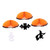 Garneck 3Pcs Halloween Lantern Black Paper Towels Black Outdoor Lantern Halloween Decorations Halloween Honeycomb Hanging Halloween Hanging Decorations Halloween Witch Decoration Skeleton