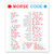 Morse Code Chart - 8" Vinyl Sticker - for Car Laptop I-Pad - Waterproof Decal