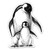 Penguins - 8" Vinyl Sticker - for Car Laptop I-Pad - Waterproof Decal