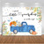Mocsicka Pumpkin Backdrop for Boy Baby Shower 7x5ft Blue Truck A Sweet Little Pumpkin is on The Way Photo Backdrops Autumn Fall Baby Shower Party Decorations Banner