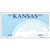 Kansas Novelty State Blank Metal License Plate Tag LP-2231