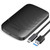 ORICO 2.5 inch External Hard Drive Enclosure USB C to SATA III 6Gbps Tool-Free Hard Disk Case for 9.5mm 7mm SATA HDD SSD Max 6TB Support UASP, Black (2020C3-V1)