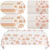 Juhap Boho Rainbow Party Supplies Boho Rainbow Baby Shower Tableware Set Including Paper Plates Napkins Tablecloth for Boho Birthday Party Baby Shower Decorations Supplies