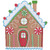 Gingerbread House Foam Christmas Craft Kit- Makes 24