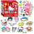 Hello Kitty Puzzle - 12 Pack Bundle with 12 Hello Kitty Jigsaw Puzzles for Kids with Hello Kitty Stickers | Hello Kitty Toys for Girls, Hello Kitty Party Favors for Kids 8-12