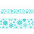 CTP Snowflakes Bulletin Board EZ Border (Creative Teaching Press 10583)