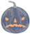 Martha Stewart Crafts Spooky Night Light Pumpkin Mirror Cling, 48-20422, Medium, Black