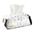 CaTaKu Watercolor Animals Forest Tissue Box Holder,Tissue Box Cover Rectangle, PU Leather Kleenex Facial Tissue Cube Boxes for Car Bathroom Office