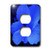 3dRose LSP_7817_6 Big Blue Hibiscus 2 Plug Outlet Cover, Multicolor