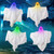 Halloween Decorations Hanging Ghosts with LED Lights - 4 Pack 29" Light up Flying Ghosts for Front Door Porch Yard Tree Halloween Hanging Decorations Outdoor