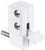Defender Security U 9879 Sliding Door Lock, White Finish
