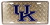 NCAA Kentucky Wildcats Diamond Plate Car Tag