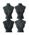 Tornito 4Pcs Bra Chain Sexy Belly Waist Chain Pendent Necklace Summer Beach Bikini Body Chain Jewelry for Women Gold Tone