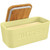 PriorityChef Large Butter Dish with Lid for Countertop, Ceramic Butter Container With Airtight Cover, Butter Keeper for Counter or Fridge, Khaki
