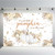 MEHOFOND 7x5ft Boho Autumn Baby Shower Backdrop a Little Pumpkin is on The Way for Girls Phothgraphy Background Fall Leaves Pampas Grass Floral Baby Shower Party Decorations Banner Photo Booth Props