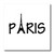 3dRose ht_157435_2 Paris Eiffel Tower Iron on Heat Transfer Paper for White Material, 6 by 6-Inch