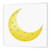 3dRose ht_26017_2 Crescent Moon with Blue Stars Iron on Heat Transfer Paper for White Material, 6 by 6"
