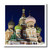 3dRose ht_82558_2 Moscow, Red Square, Kremlin, St Basils Cathedral EU26 WBI0398 Walter Bibikow Iron on Heat Transfer, 6 by 6"