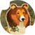 Thirstystone Shetland Sheepdog Car Cup Holder Coaster, 2-Pack