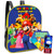 Super Mario Mini Backpack - 11" Mario and Luigi Backpack Bundle with Scooby Doo Stickers, and More (Super Mario Backpack for Boys)
