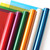 SYOGUA Transparent Colored Cellophane Wrap Roll - 6 Colors, 34 in x 16.4 ft Cellophane Paper Rolls - Red, Purple, Green, Gold, Blue, Clear Cellophane Wrap for Gift Baskets, Treats Wrapping, Crafts Project