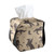 CaTaKu Tissue Box Cover Square Western Horses Brown Tissue Box Holder for Bathroom, PU Leather Facial Kleenex Tissue Box Cube for Car Office
