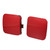 X AUTOHAUX 1 Pair Car Front Left Right Bumper Tow Hook Cover 53285-0R020 53286-0R020 for Toyota RAV4 2009 2010 2011 2012 Tow Hook Eye Lid Cover Trailer Cap Red