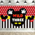 LetDec 7x5 FT Mickey 3rd Birthday Photography Backdrop Mickey Inspired Wild Three Photo Background Mouse Themed Boy's Third Birthday Party Supplies Photo Studio Props Decorations