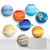 8 PCS Paper Lanterns, Solar System Planets Lantern for Kids Space Theme Party Birthday Room Decorations System Hanging Paper Lanterns Outer Space Party Decorations
