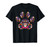 Dog Paw Print Dia De Los Muertos Day Of Dead Dog Sugar Skull T-Shirt