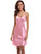 Litherday Women's Sexy Silk Nightgown Short Satin Slip Chemise Lingerie Dress V Neck Sleepwear Nightwear Pink Purple Litherday Women's Sexy Silk Nightgown Short Satin Slip Chemise Lingerie Dress V Neck Sleepwear Nightwear Pink Purple
