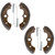 Caltric Front Brake Shoes Compatible with Honda Trx500Fa Trx500Fga Fourtrax 500 Foreman Rubicon 2000-2004 New