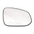 Brock Replacement Passenger Mirror Glass with Base Compatible with 2013-2015 RAV4