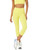 Amazon Essentials Women's Active Sculpt High Rise Capri Legging (Available in Plus Size), Bright Yellow, Large