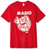 Nintendo Men's So Mario T-Shirt, Medium, Red