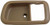 Dorman Help! 91343 Interior Door Handle Bezel (Toyota Tundra, Front Driver Side)