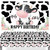 umoni Cow Birthday Party Supplies Cow Party Decorations Backdrop Cow Print Tablecloth Cow Birthday Party Tablecloth Decorations for Farm Animals Themed Birthday Baby Shower Party Supplies