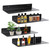 CertBuy 4 Pack Pegboard Shelves Wall Organizer Peg Board, Black Pegboard Shelf, Heavy Duty Peg Board Shelf Pegboard Book Shelf, Pegboard Accessories for Craft Room, Office, Garage