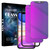 Cnarery [2 Pack] Purple Privacy Screen Protector for iPhone 11/iPhone XR- 6.1 inch, Anti-Spy Tempered Glass, Easy Installation Kit, Case Friendly, Anti Peeping, HD-Bubble Free